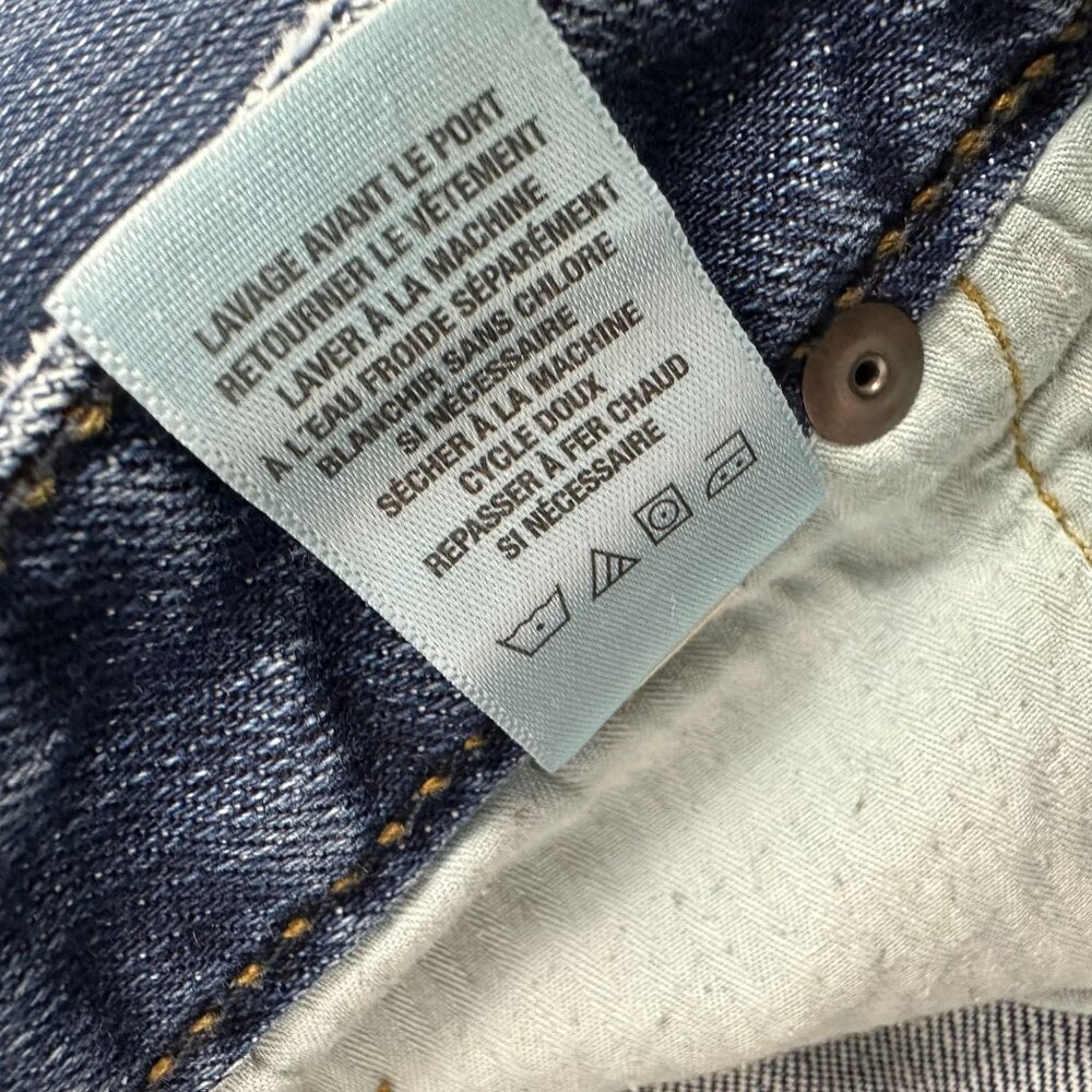 Aeropostale Junior Womens Hailey Flare Denim Jeans Size 1/2 Reg Blue - Picture 7 of 7